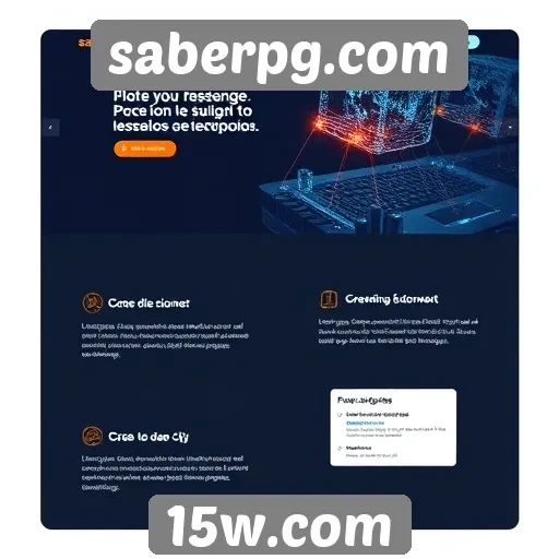 Características do design do site saberpg.com